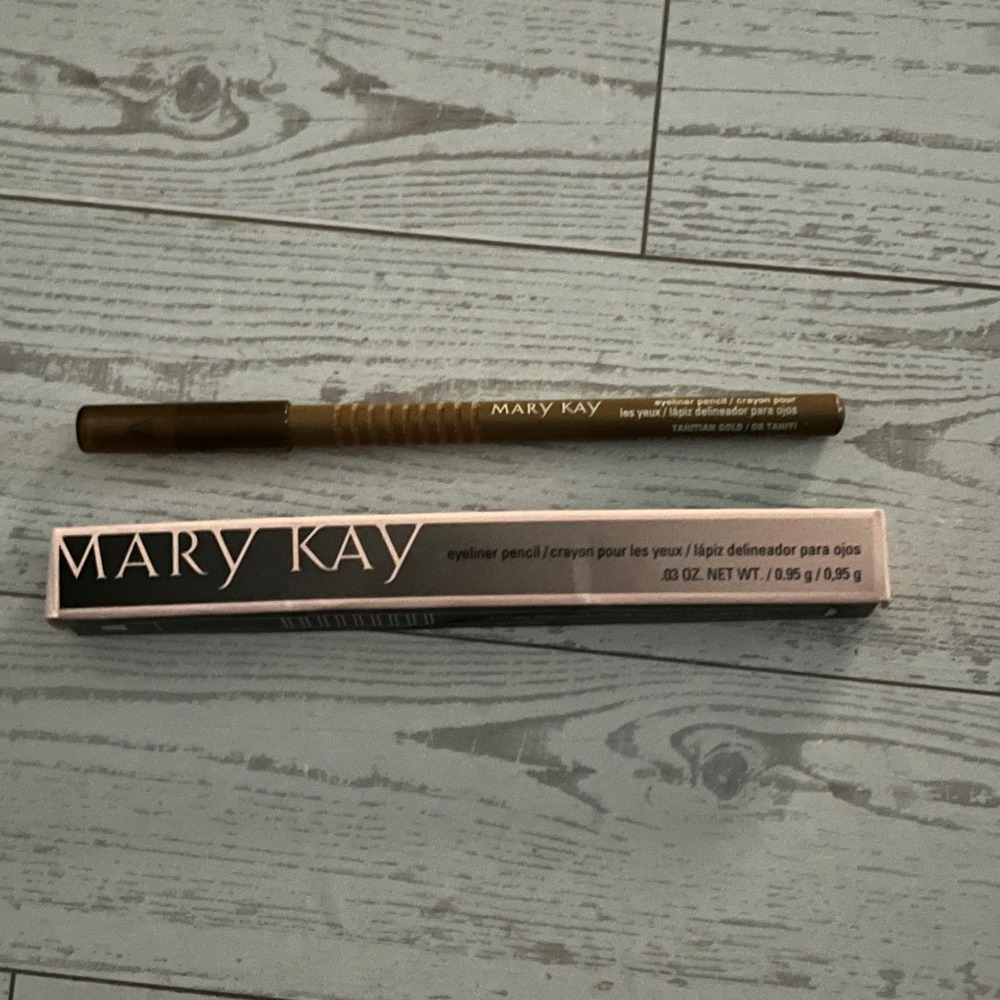 Mary Kay Eyeliner Pencil Tahitian Gold 025163 Metallic Shimmer New in Box